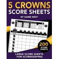 thumbnail image 1 of 5 Crowns Score Sheets: 200 Large Score Sheets for Scorekeeping, 1 of 1