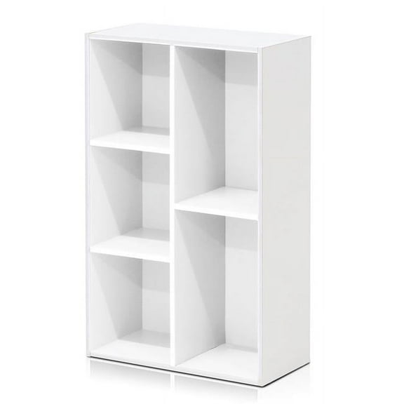 5-Cube Open Shelf, White