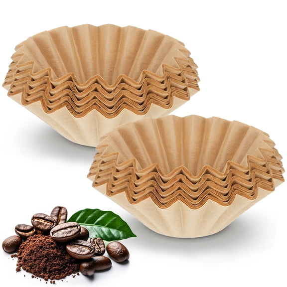 DTFMZOV 5 Cup Basket Coffee Filter, 250 Count Unbleached Coffee Filters for 5 Cup Coffee Maker, Disposable Paper Coffee Filters for Mini Brew, Unbleached