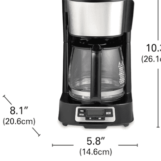 Shop 5-Cup Coffee Makers for Convenient Brewing Home Appliances