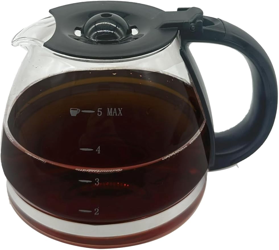 5-Cup Replacement Coffee Pot for Mr. Coffee BVMC-PC05BL2, BVMC-SC05BL, Gourmia 5-Cup, and Hamilton Beach 5-Cup Coffee Makers – Not Compatible with All Mr. Coffee 5-Cup Models