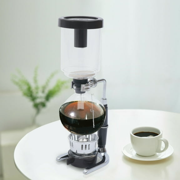 5 Cups Tabletop Glass Vacuum Syphon Coffee Pot Unique Coffee Siphon Maker 500ml