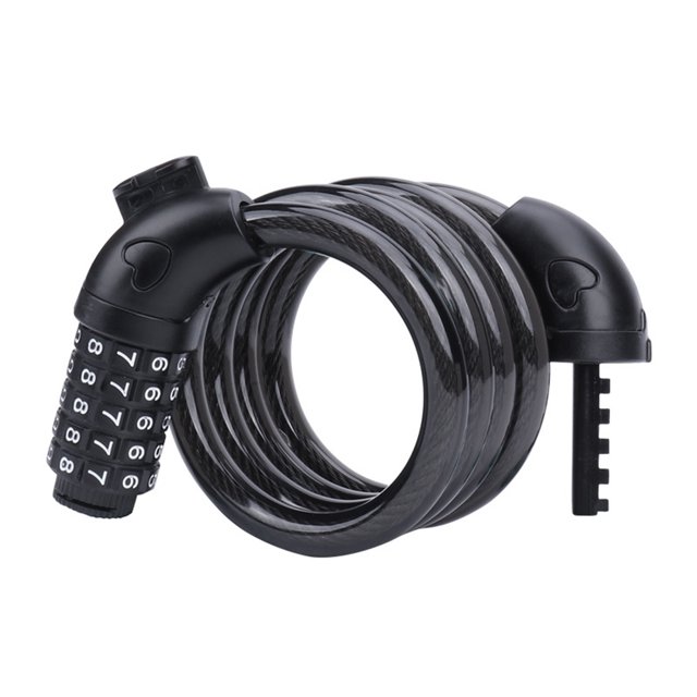 5 Cycling Heavy Duty Cable Combination Password Bike Cable Lock Cable
