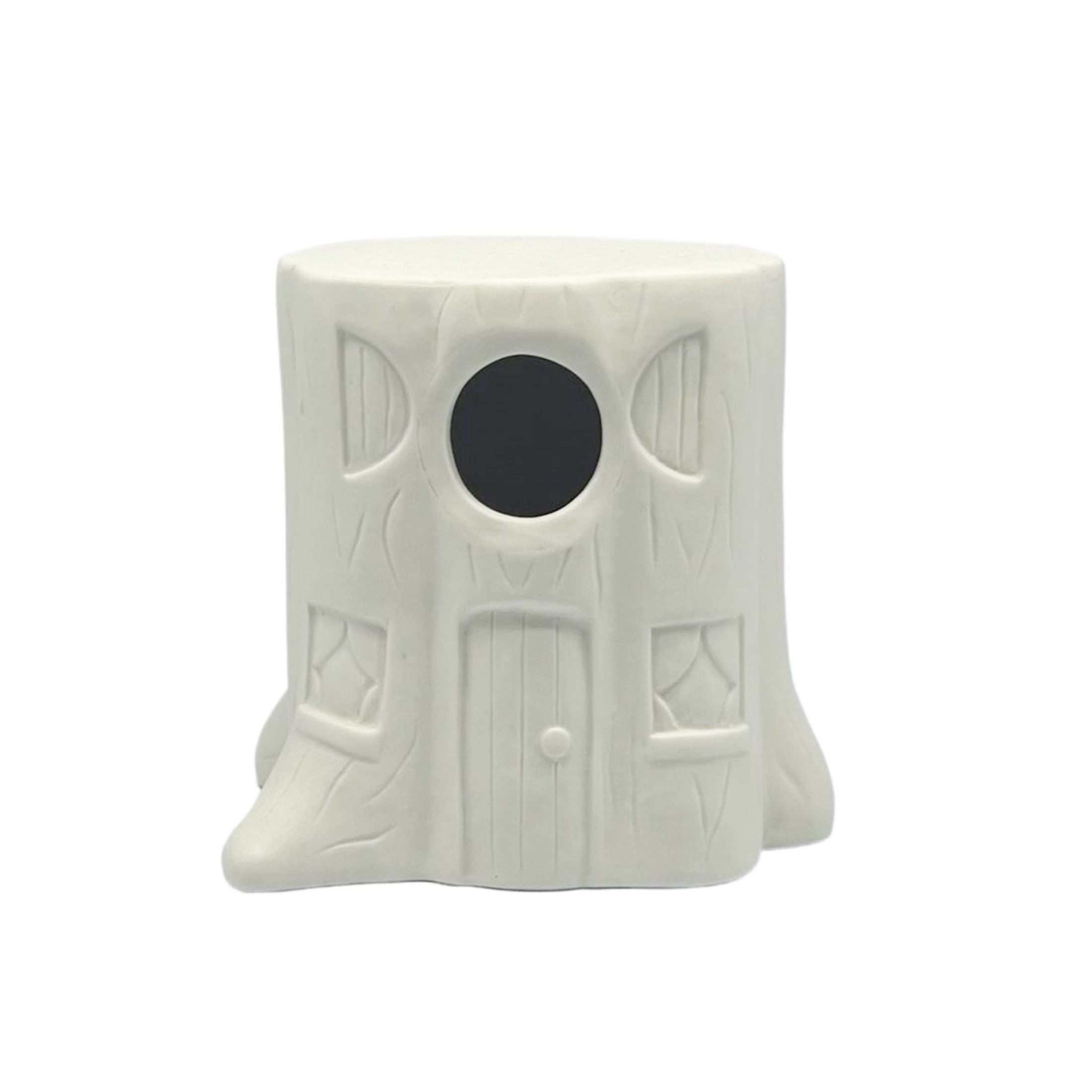 5" DIY Ceramic Tree Stump Birdhouse by Make Market® - Summer Arts and