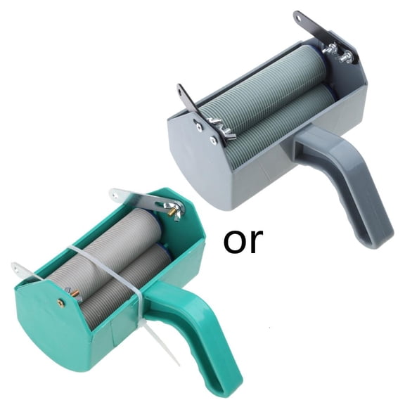 5" DIY Patterned Paint Roller Decorative Rubber Roller with Plastic Handle