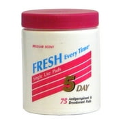 5 Day Anti-Perspirant Deodorant Pads, 75 Ct