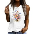 thumbnail image 1 of VOESLSOO Summer Tops For Women 2026 Trendy Boho Womens Tank Tops Pack Plus Size V Neck Tunic Tops For Women Plus Size Womens Tops Summer Casual Women Blouses, 1 of 4