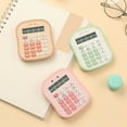 thumbnail image 1 of Under $5 Desk Calculator 12 Digit Large Display Round Button Candy Color Basic Standard Calculator Portable for Office Home College Teens Kids by PALIFEUR, 1 of 7
