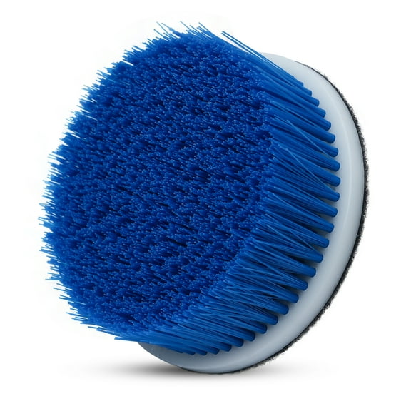 5" Dia Loop Back Rotary Brush w/ 1.5" Polyp Bristles - 5 Inch