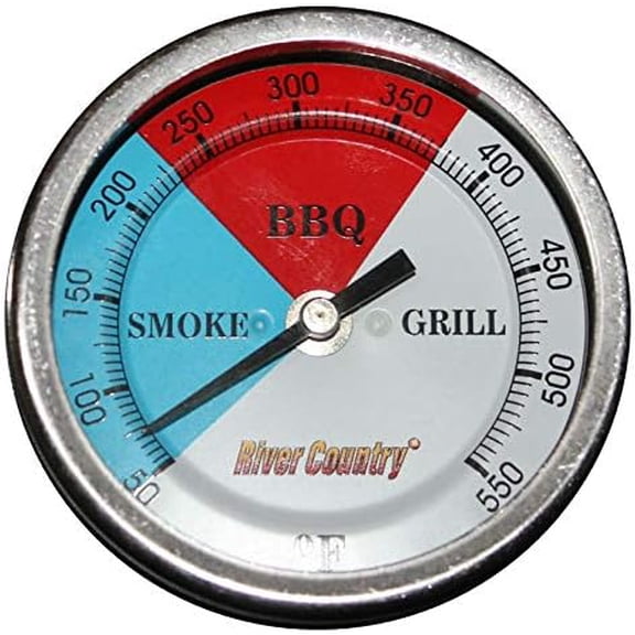 5" Dial (RC-T5) Adjustable BBQ, Grill, Smoker Thermometer Temperature Gauge (50 to 550 F)$$Garden & Patio
