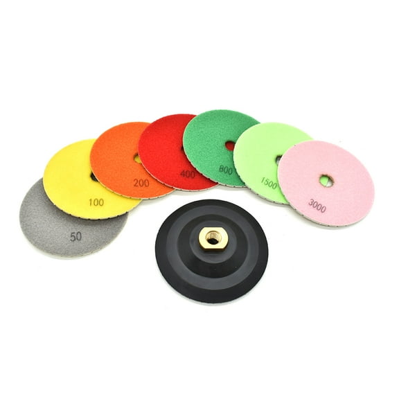 5" Concrete Marble Stone Surface Diamond Polishing Kit for Grinder