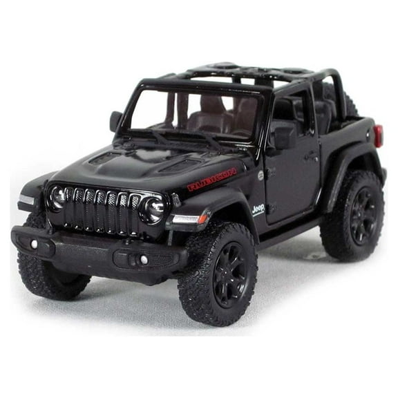 5" Die-cast: 2018 Jeep Wrangler Rubicon Conv. (Black) 1/34 Scale