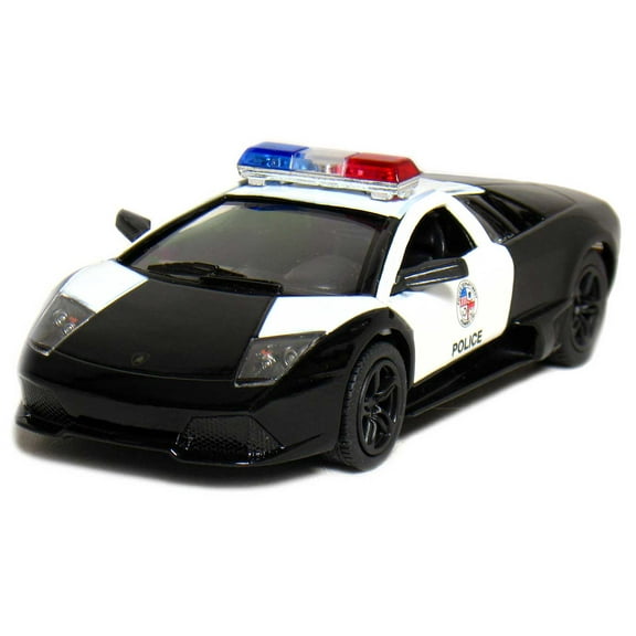 5" Die-cast: Lamborghini Murcielago LP640 Police (Black&White)