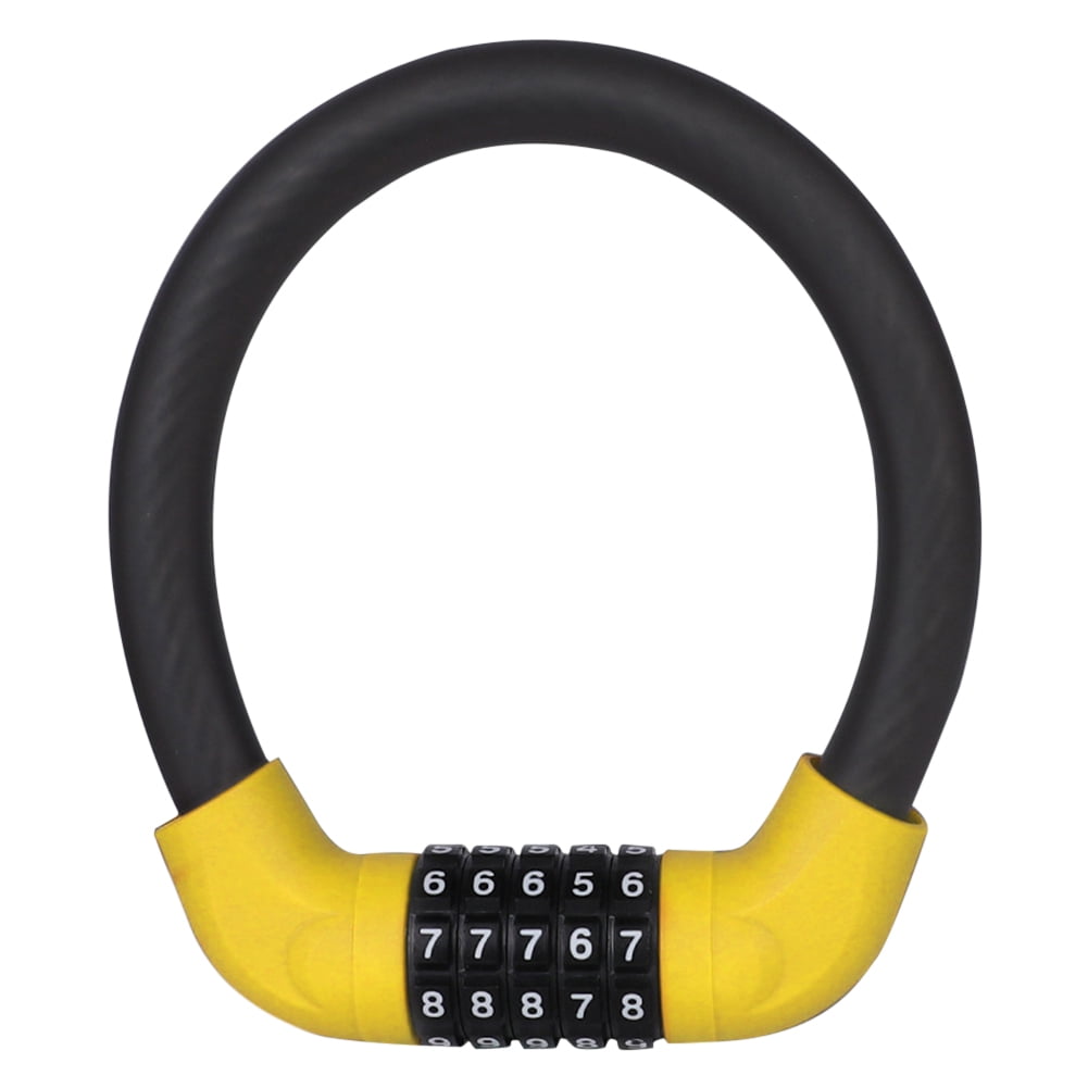 生まれのブランドで 5-Digit MTB Bike Combination Locks Anti-Theft Wire Lock 趣味