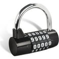 thumbnail image 1 of 5 Digit Combination Padlock Heavy Duty Outdoor Lock Gym Travel Luggage Locker US, 1 of 1