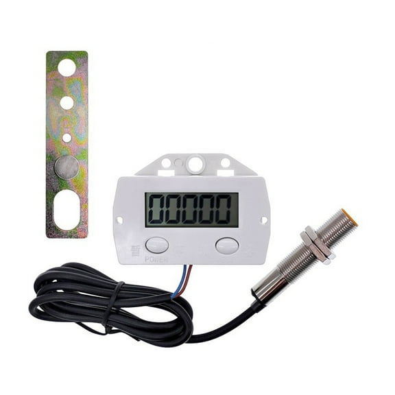 5 Digit Electronic Digital Display Counter Proximity Industrial Magnetic Sensor Switch Punch Counter Induction Meter A