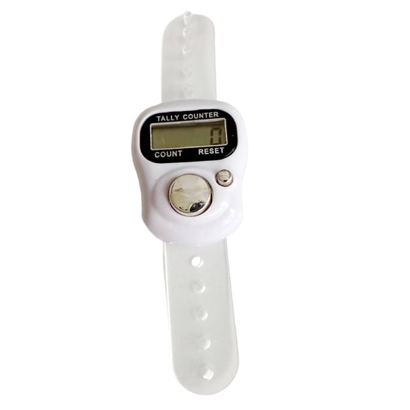 5 Digit LED Digital Counter Handheld Tally Counter With Ring Electronic Click Counter For And Lap Counting (16 Color)