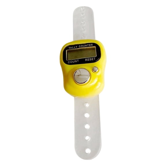 5 Digit LED Digital Counter Handheld Tally Counter With Ring Electronic Click Counter For And Lap Counting (16 Color)