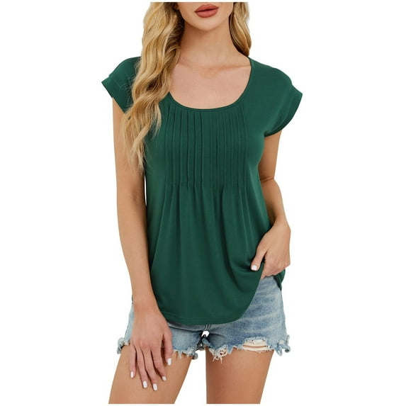 Under 5 Dollar Items for Women Casual Tops for Women Trendy V Neck T Shirt Women's Casual Wear Womens Vacation Outfits Womens Red Tops Plus Size Short Sleeve Tops