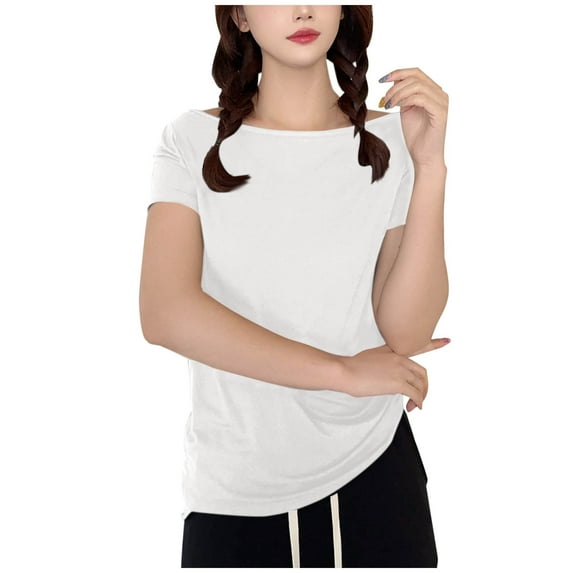 Under 5 Dollar Items for Women Oversized T Shirts for Women Spring Outfits Spring Womens Tops Womens Short Sleeve Tops Tops for Women Sleeveless Tshirts for Women