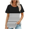 thumbnail image 1 of Under 5 Dollar Items for Women Vacation Tops for Women 2025 Beach T Shirts White Blouse for Women Business Casual Tops Womens White Shirt Tie Dye Shirts for Women, 1 of 5