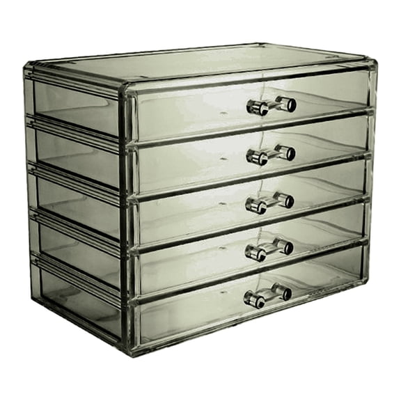5 Drawer Acrylic Makeup Organizer and Storage Cosmetic for Beauty Supplies Jewelry Counter Display