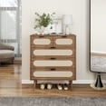thumbnail image 1 of 5 Drawer Cabinet, Accent Storage Cabinet, Suitable for Living Room, Bedroom, Dining Room, Study, 1 of 7