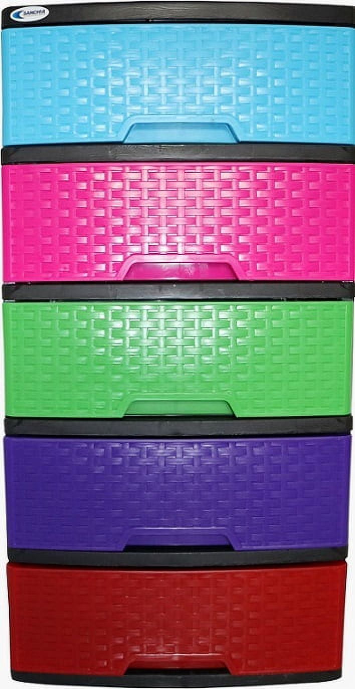 5 Drawer Chest Multicolor
