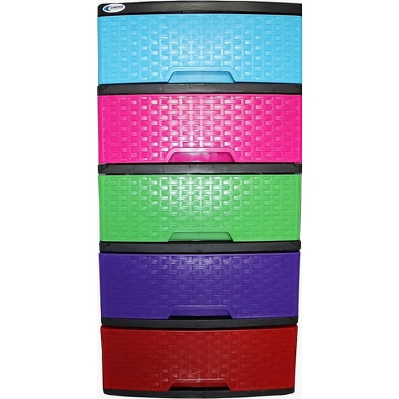 5 Drawer Chest Multicolor