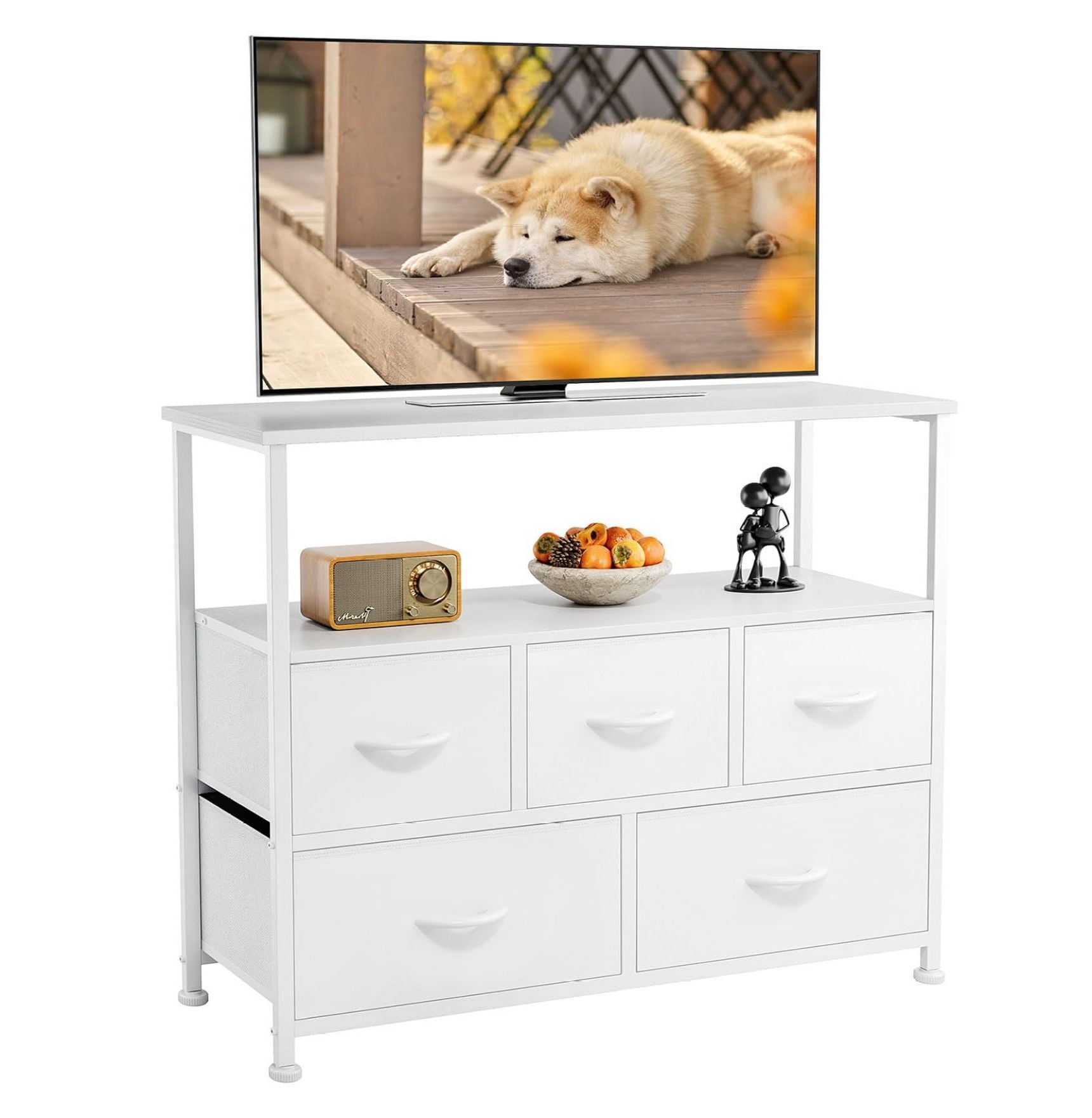 tall dresser 5 drawer Amazon.com: WLIVE Fabric Dresser, 5-Drawer for Bedroom Color:Neon Orange* 25.10COLL Light blue color wedding