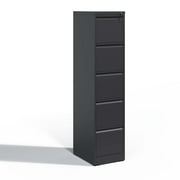 5 Drawer Filing Cabinet With Lock, Metal File Cabinet For Home Office, Locking Vertical File Storage Cabinet For A4/Letter/Legal Size File, Assembly Required