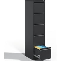 Filing Cabinet with Drawer for Home Office, Locking Vertical File Cabinet, Assembly Required