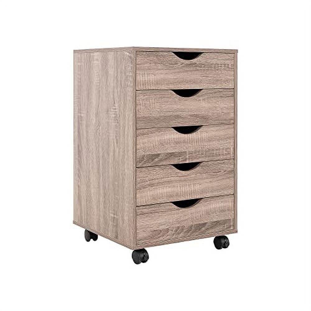 5 Drawer Office Storage File Under Desk Storage File for Office Organization