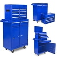 thumbnail image 1 of 5-Drawer Rolling Tool Cabinet,Tool Chest on Wheels with Keyed Locking System and Drawer Liners,Tool Chest with Link Buckle for Warehouse and Garage, 1 of 8