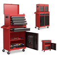 thumbnail image 1 of 5-Drawer Tool Chest,Tool Cabinet on Wheels with Keyed Locking System and Drawer Liners,Tool Chest with Link Buckle for Warehouse and Garage, 1 of 8