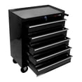 thumbnail image 1 of 5-Drawer Rolling Tool Chest on Wheels, 24-inch Tool Storage Cabinet with Locking System for Garage Workshop Warehouse Repair Shop, Black, 1 of 6