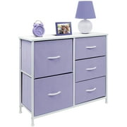 5 Drawers Chest Dresser - Purple