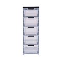 5 Drawers Stackable Storage PP Plastic Clothes Storage Box 11.