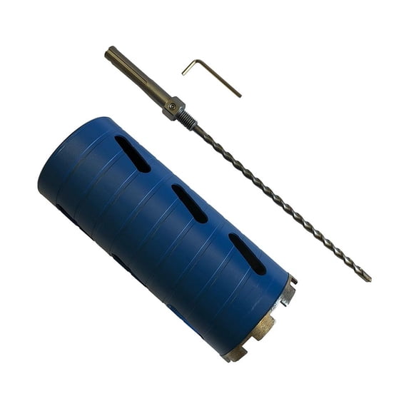 5" Dry Diamond Core Bits for Brick and Block with Pilot Bit 1/2" Shank Arbor