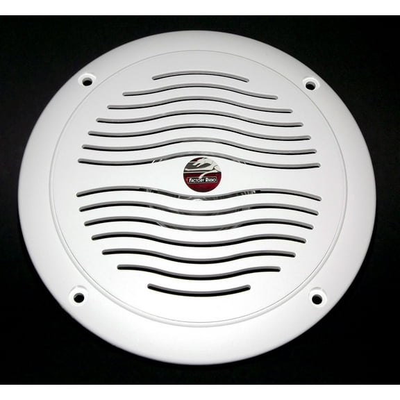 5" Dual Cone Waterproof Marine Speaker - 5 Inch Round Integral Grill Spa RV Boat