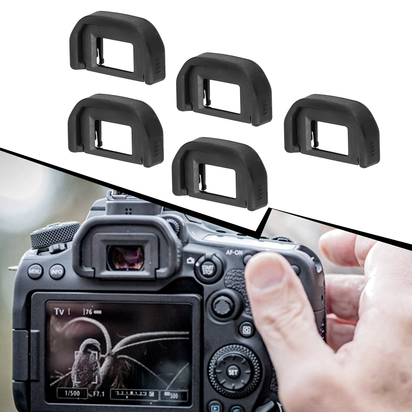 5× EF Rubber Viewfinder Eyecup Eyepiece for Canon EOS 600D 550D