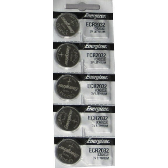 5 ENERGIZER (1 Pack) 2032 3V Lithium Coin Cell Batteries
