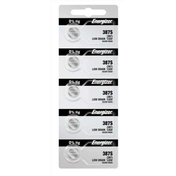 5 ENERGIZER (1 Pack) 387 3V Lithium Coin Cell Batteries
