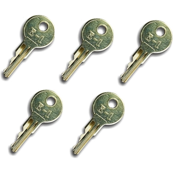 (5) EZGO Gas & Electric Golf Cart Replacement Ignition Keys (1982-Up) 17063-G1