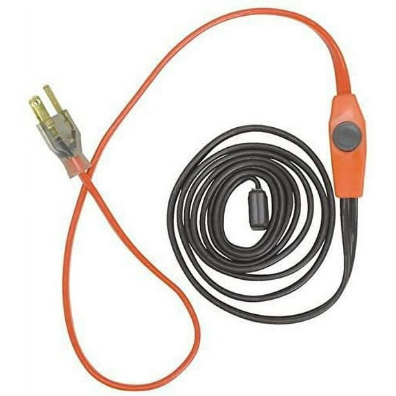 5-Easy Heat 6' 120V 7 Watt Per Foot AHB Pipe Heating Cable W/Thermostat AHB016A