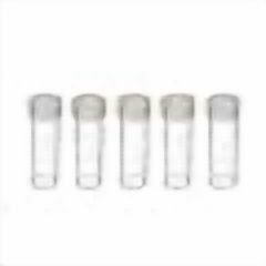 Edgar Marcus 5-Pack Round Clear DIME Coin Tubes with Screw-on Lid