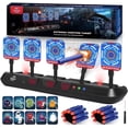 thumbnail image 1 of Electronic Shooting Targets, Nerf Target, 5 Electronic Shooting with Auto Reset, Digital Targets for Age 8 9 10 11 Kids to Shoot, 1 of 6