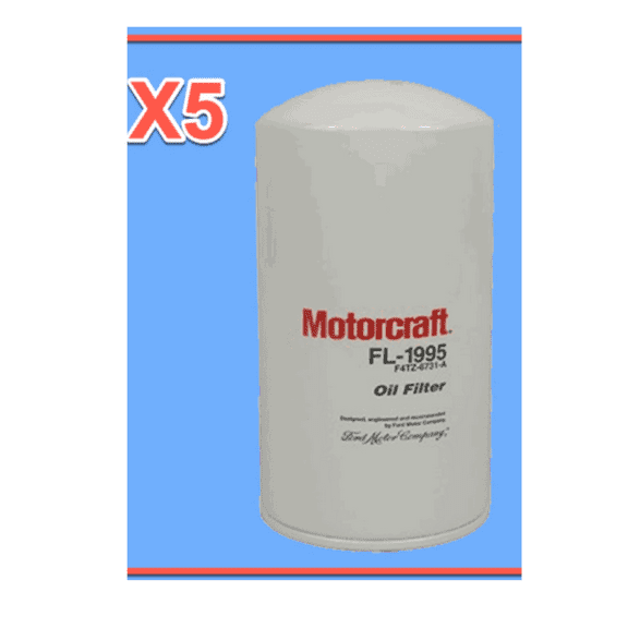 5 Engine Oil Filter Ford Motorcraft Replace OEM # F4TZ6731A MPN # FL-1995