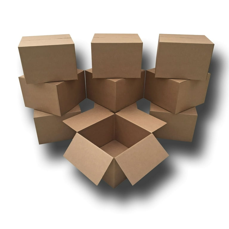 Uboxes Moving Boxes 1 Room Bigger Moving Kit - 14 Boxes Plus Supplies &  Tape, Brown Kraft
