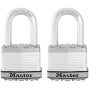 Master Lock Extreme Padlocks Number 5 - Silver - Pack of 2   Residential Use, Standard Application